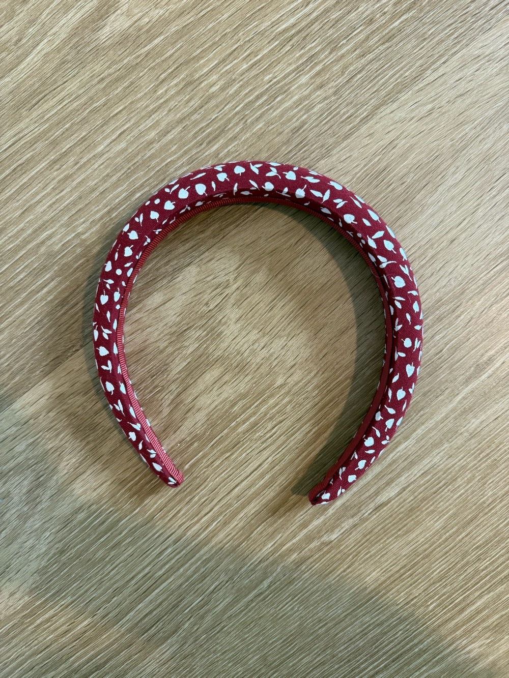 Target Red Patterned Padded Headband